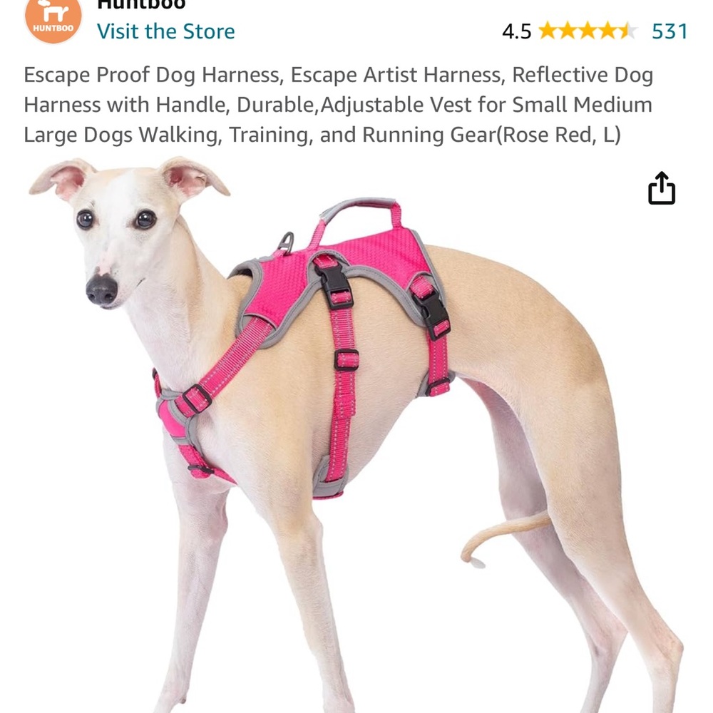 Huntboo dog harness